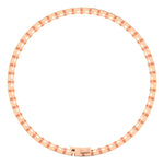 Bracelets 14K & 18K Gold and Radiant Cut Diamond 7-8 ct Tennis Bracelet Bezel Set, Lab Grown