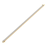 Bracelets 14K & 18K Gold Diamond Large Tennis Bracelet 6.95 ct & Up, 4-prong setting, Lab Grown