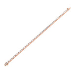 Bracelets 14K & 18K Gold horizontal Baguette Cut DiamondTennis Bracelet 7 ct, 4-prong setting, Lab Grown