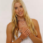 Bracelets 14K Gold Material Flower Pave Diamond Bracelet