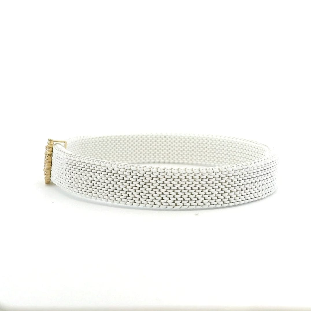 Bracelets 14K Gold Material Pear Pave Diamond Bracelet