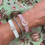 Bracelets 14K Gold Material Pear Pave Diamond Bracelet