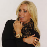 Bracelets 14K Gold Rolling Ribbed Bracelet