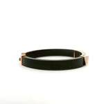 Bracelets 14K gold Rubber Element Pave Diamond Bracelet