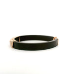 Bracelets 14K gold Rubber Element Pave Diamond Bracelet