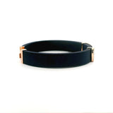 Bracelets 14K gold Rubber Sliding Pave Bar Diamond Bracelet