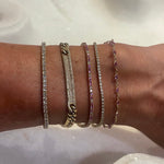 Bracelets 14K or 18K Gold Diamond Mini Tennis Bracelet 1.4 ct 4-prong setting, Lab Grown