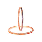 Bracelets 18K Gold Stretch Rainbow Sapphire Tennis Bracelet, 2.25-8.58 Carats