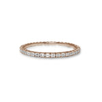 Bracelets 18K Gold Stretch & Stack Emerald Cut  Diamond Tennis Bracelet, 8.0 Carats, Lab Grown