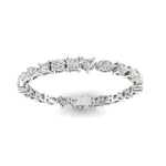 Bracelets 6" / White Gold / 14K 14K or 18K Gold and multi-shape Diamond 12.5 ct Tennis Bracelet, Lab Grown