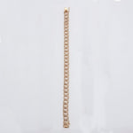 Bracelets Medium 14K Gold & Micro-Pave Diamonds Cuban Chain Bracelet Signature Piece