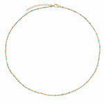 Bracelets Ruby Red Ruby Red Enamel Bead Necklace