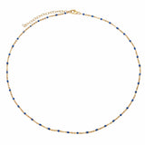 Bracelets Sky Blue Sky Blue Enamel Bead Necklace