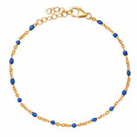 Bracelets Sky Blue Sky Blue Enamel Beaded Bracelet