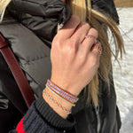 Bracelets Stretch & Stack Round Diamond Mini Tennis Bracelet, 2.5 Carats, Natural Minded DIamonds