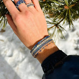 Bracelets Stretch & Stack Round Diamond Tennis Bracelet, 10.2 Carats, Lab Diamonds