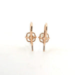 Earrings 18K Gold Invisible Diamond Drop Earrings, Natural Minded