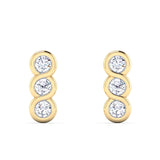 Earrings Trio Diamond Drop Earrings, Lab Grown