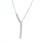 Necklace Twelve Diamond Necklace, Lab Grown