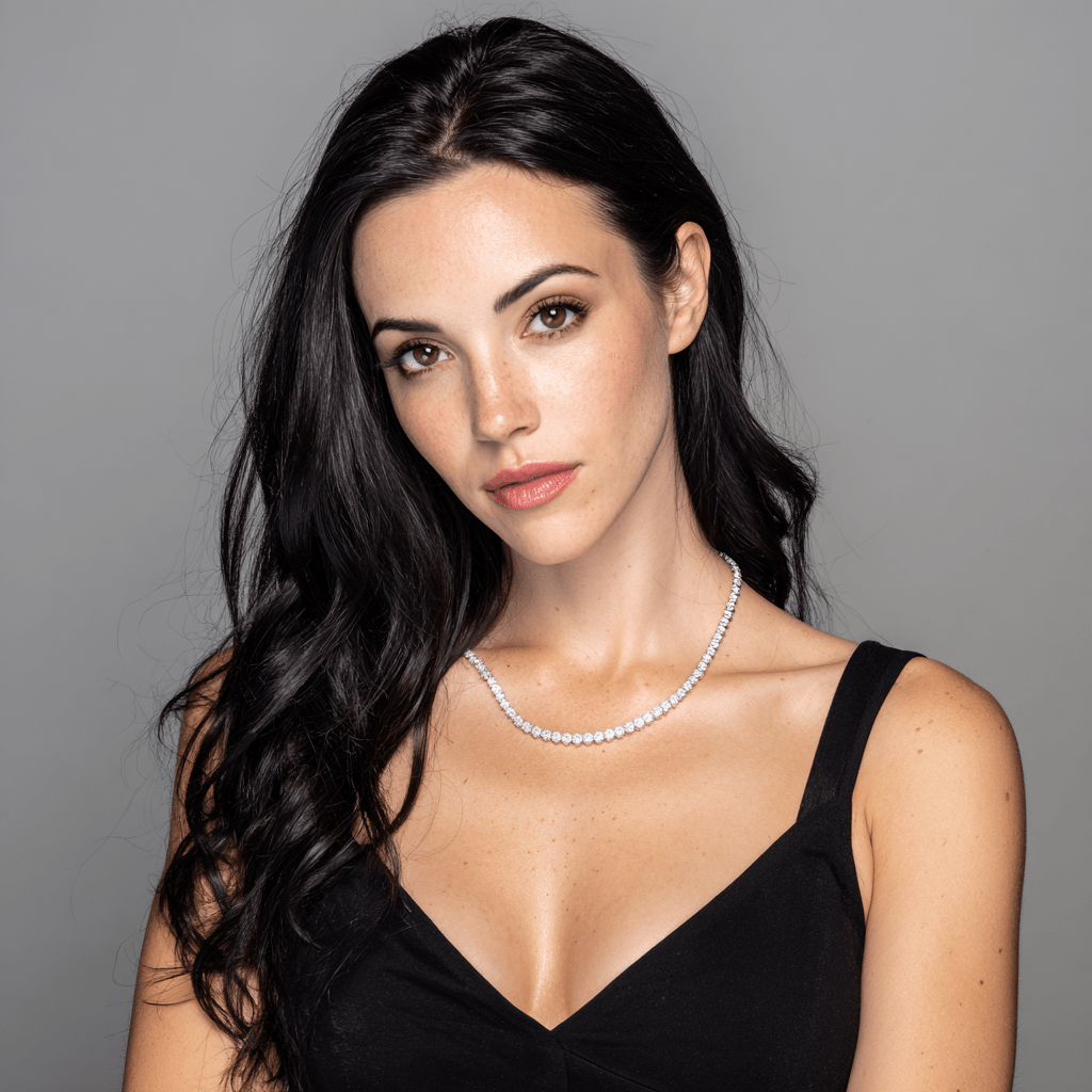 Necklaces 14K & 18K Gold Bezel Set Round Brilliant Diamond Necklace, Lab Grown