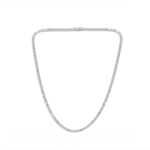 Necklaces 14K & 18K Gold Round Brilliant Diamond Necklace, Lab Grown, 4 Prong