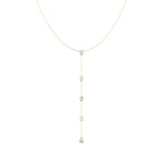 Necklaces 14K Gold Diamond Drop Y Necklace, Lab Grown