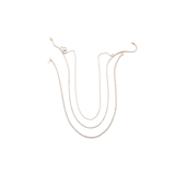 Necklaces Medium 14K Gold and Diamond Tennis Necklace 4-Prong Setting