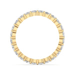 Rings 14K & 18K Gold Band of Diamond Eternity Ring, Lab Grown 8.1 ct