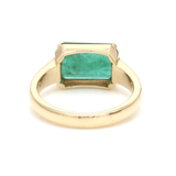 Rings 14K & 18K Gold Emerald East West Ring