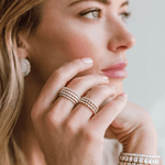 Rings 14K & 18K Gold Small Round Diamond Eternity Ring, Lab Grown