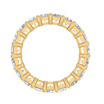 Rings 18K Gold Radiant Cut Diamond Eternity Ring Lab Grown