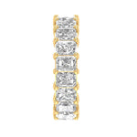 Rings 18K Gold Radiant Cut Diamond Eternity Ring Lab Grown
