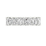 Rings 18K Gold Radiant Cut Diamond Eternity Ring Lab Grown