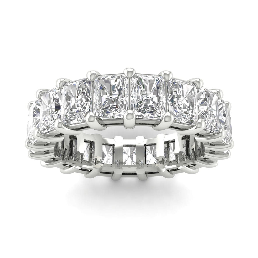 Rings 6 / White Gold / 4.9 ct 14K & 18K Gold Princess Cut Diamond Eternity Ring