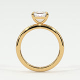 Rings Asscher Cut Diamond Solitaire Band