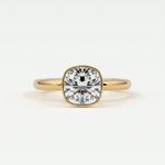 Rings Cushion Cut Diamond Engagement Rings, Lab Grown