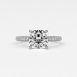 Rings Cushion Cut Diamond Engagement Rings, Lab Grown