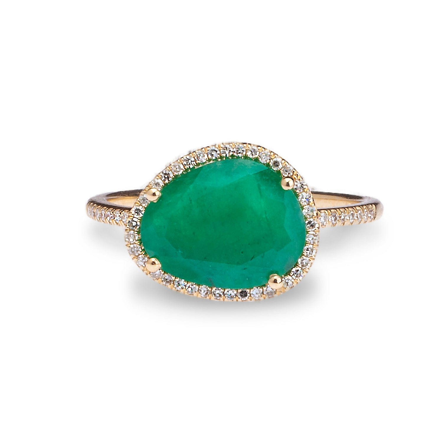 Rings Emerald and Diamond Ring