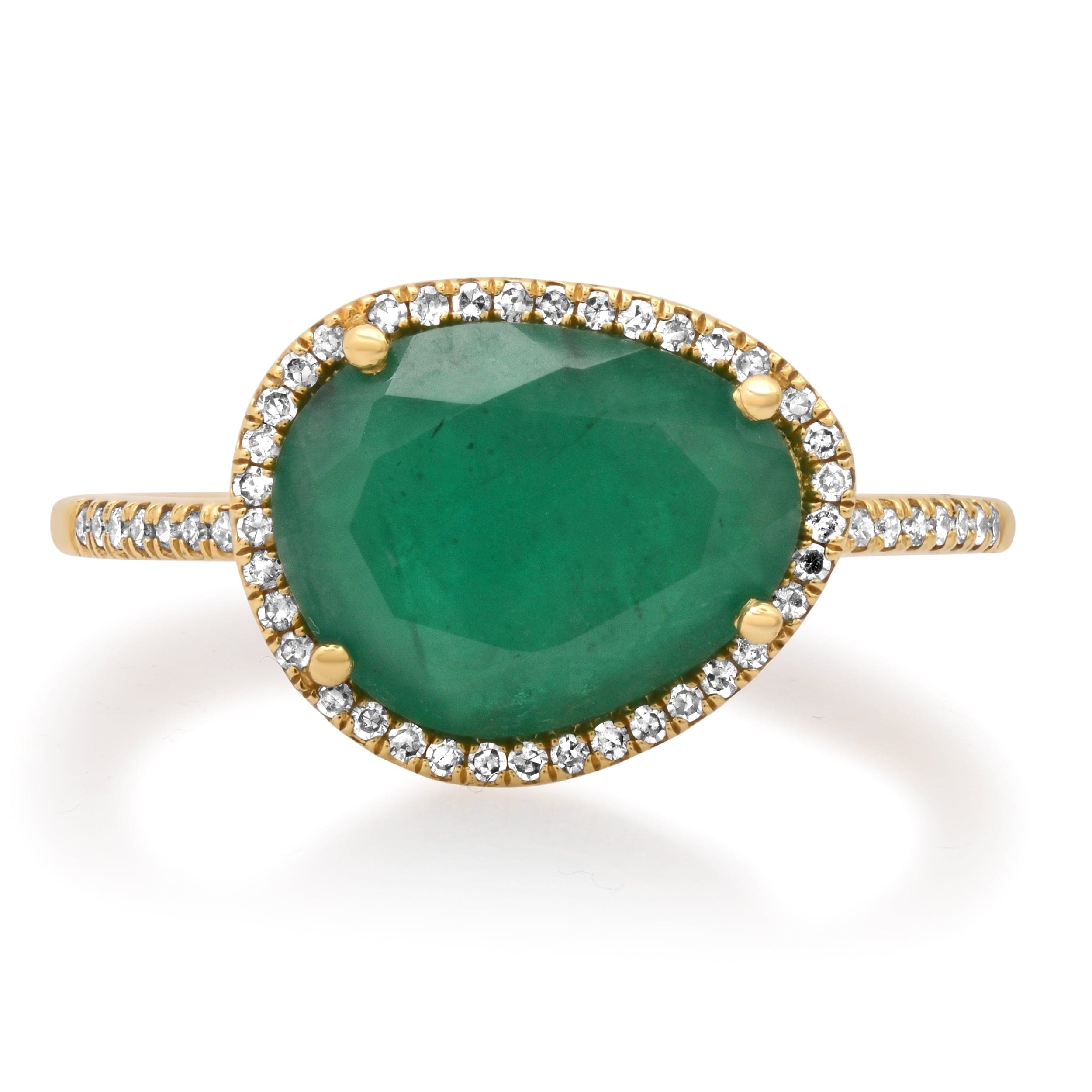 Rings Emerald and Diamond Ring