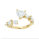 Rings Heart Shaped Diamond Engagement Rings, Lab Grown