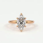 Rings Marquise Diamond Engagement Rings, Lab Grown