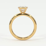 Rings Oval Cut Bezel Setting