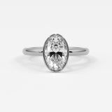 Rings Oval Cut Bezel Setting