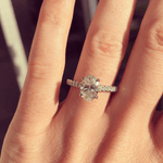 Rings Oval Diamond Engagement Rings, Lab Grown
