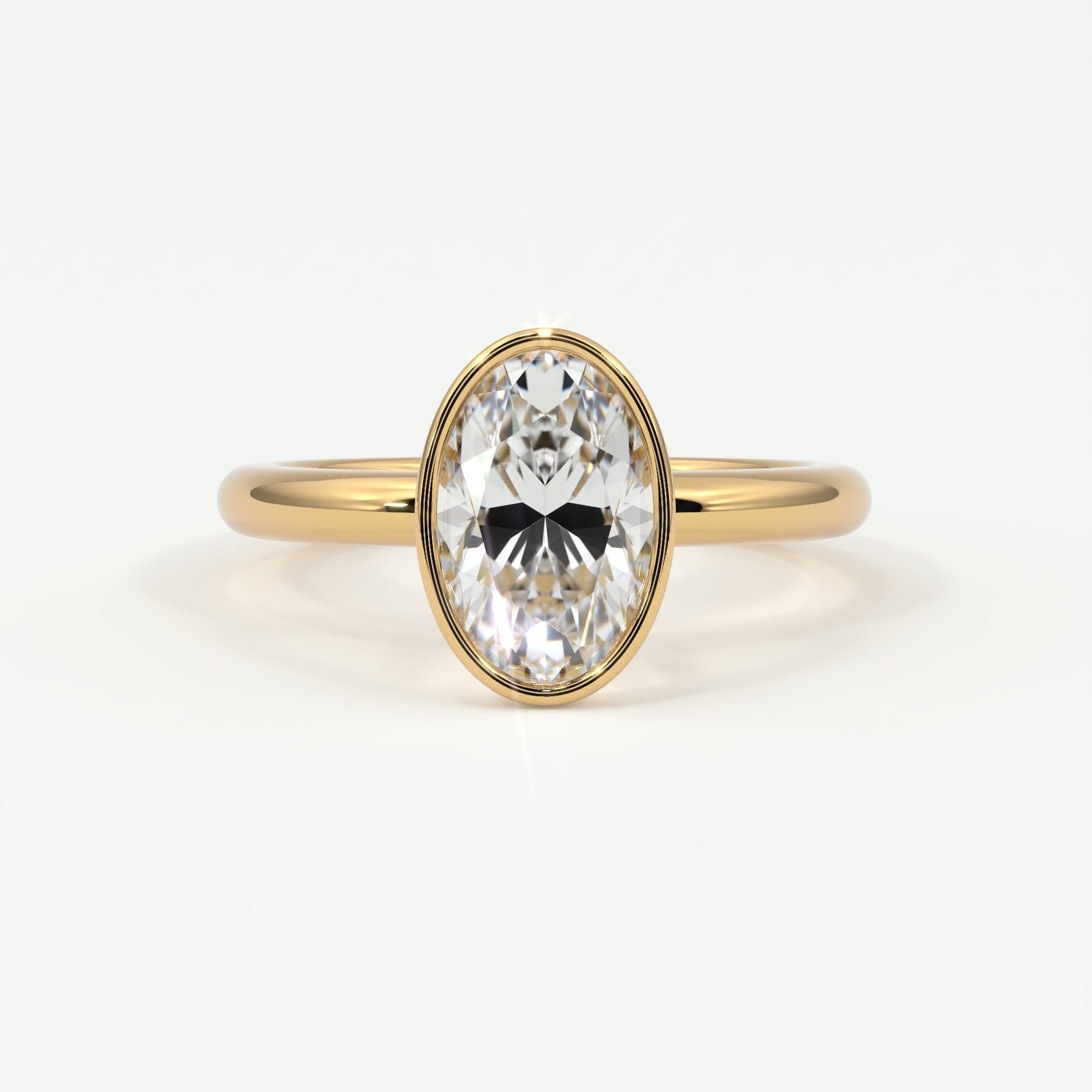 Rings Oval Diamond Engagement Rings, Lab Grown