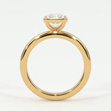 Rings Radiant Cut Bezel Setting