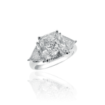 Rings Square Radiant Cut Diamond Engagement Rings, Lab Grown