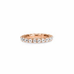 Rings Stretch & Stack Round Diamond Eternity Rings, Lab Grown