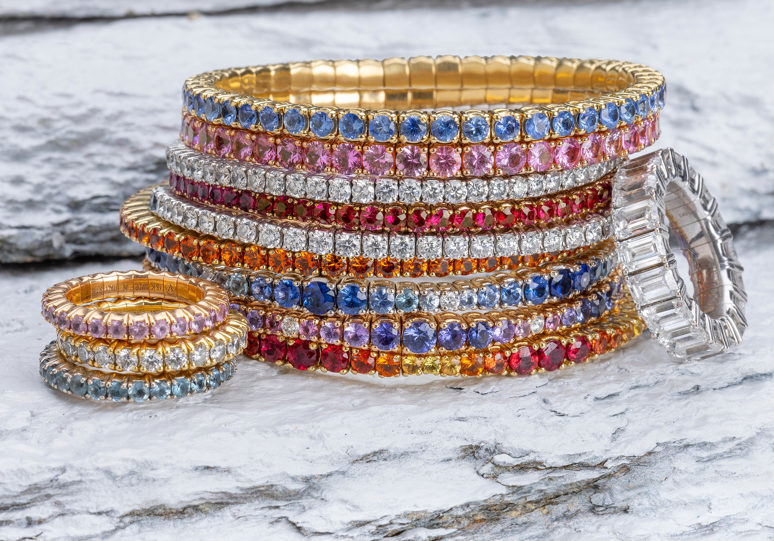 New Twist to the Classic Tennis Bracelet