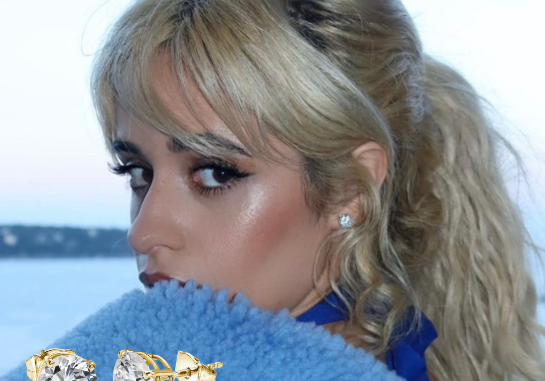 Beautiful Camila Cabello sets the stage for diamond studs!